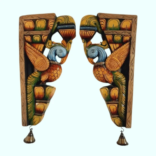 Annam Bird Wooden Wall Bracket